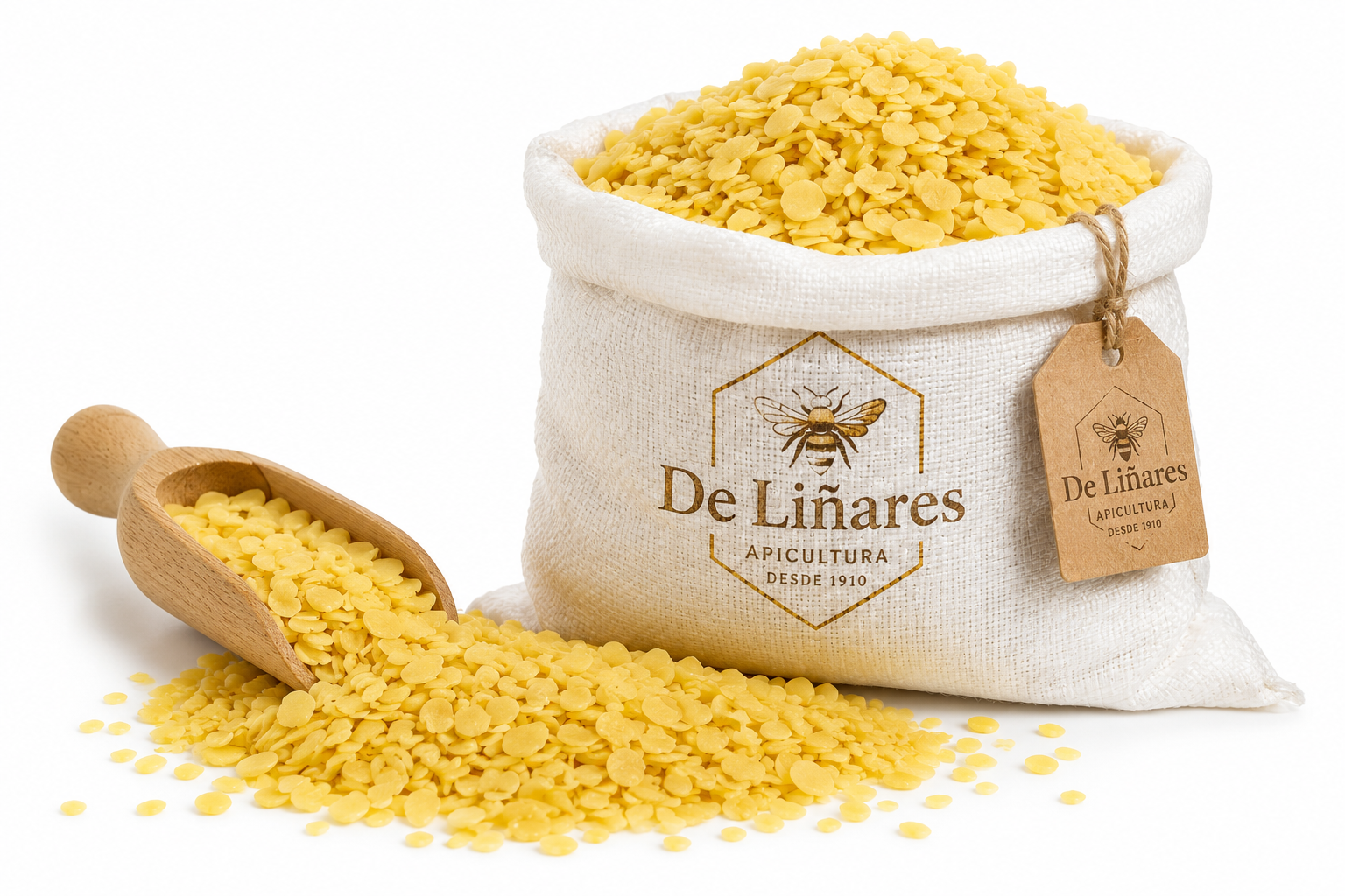 Cera de Abeja Natural a Granel | De Liñares