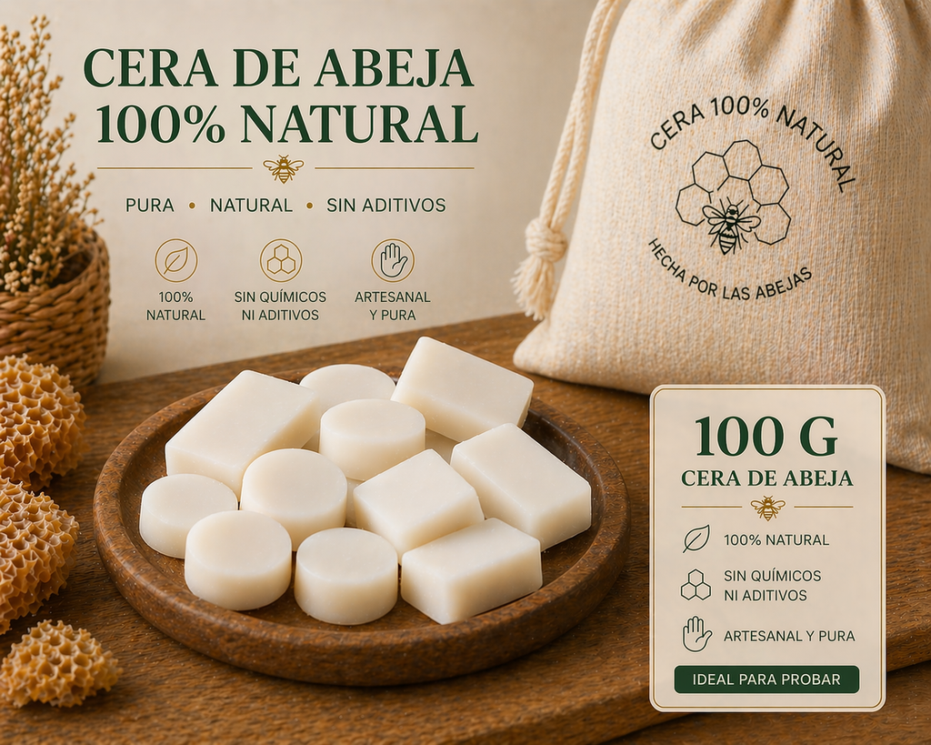 Cera de Abeja Blanca Natural para Velas | De Liñares