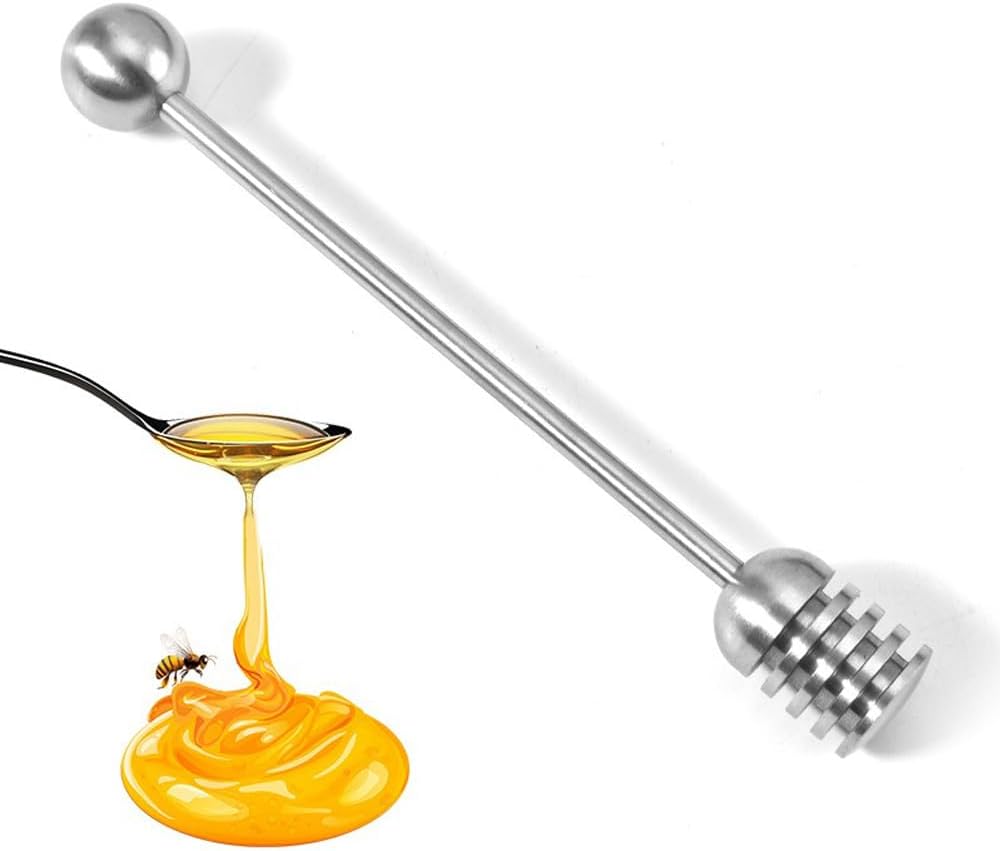 Cuchara de Miel de Acero Inoxidable 16 cm | De Liñares