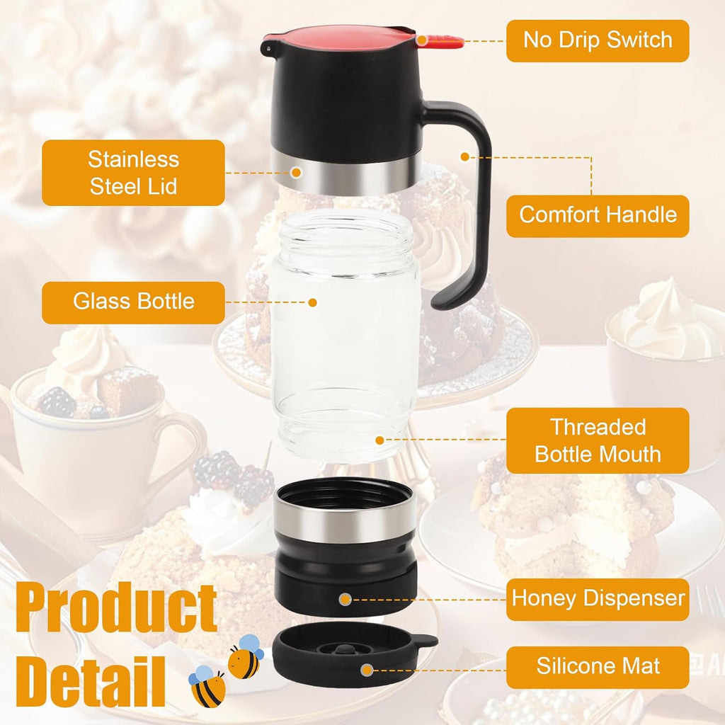 Dispensador de Miel Antigoteo 300 ml con Gatillo | De Liñares
