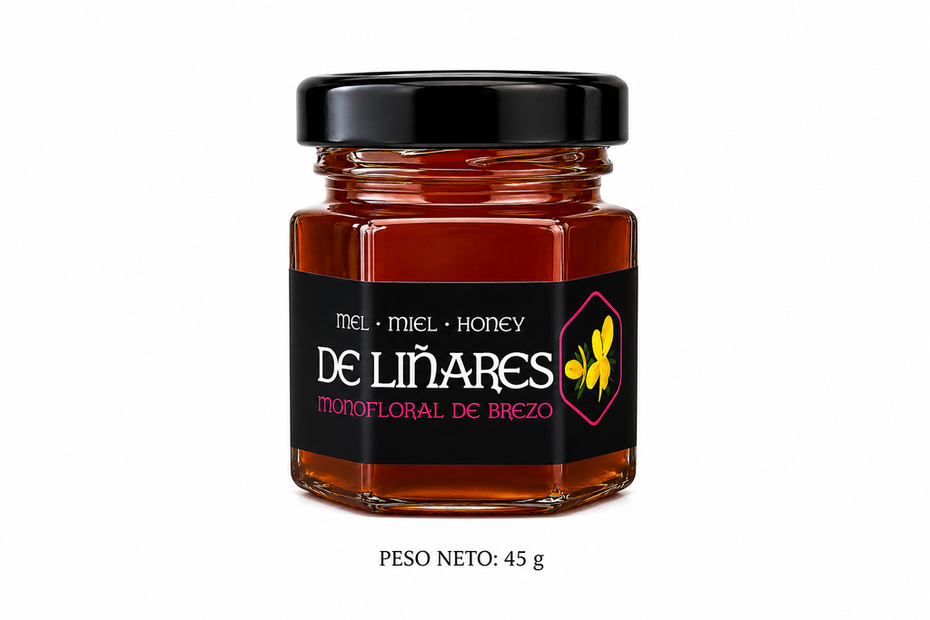 Pack Degustación 4 Mieles en Tarros Hexagonales | Mel De Liñares