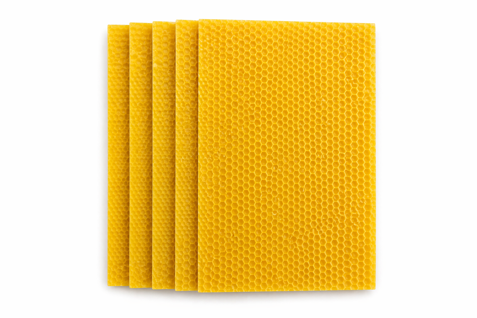 Láminas de Cera de Abeja Natural Amarilla | De Liñares