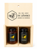 Pack 2 Sabores da Natureza en Caja de Madera | Mel De Liñares