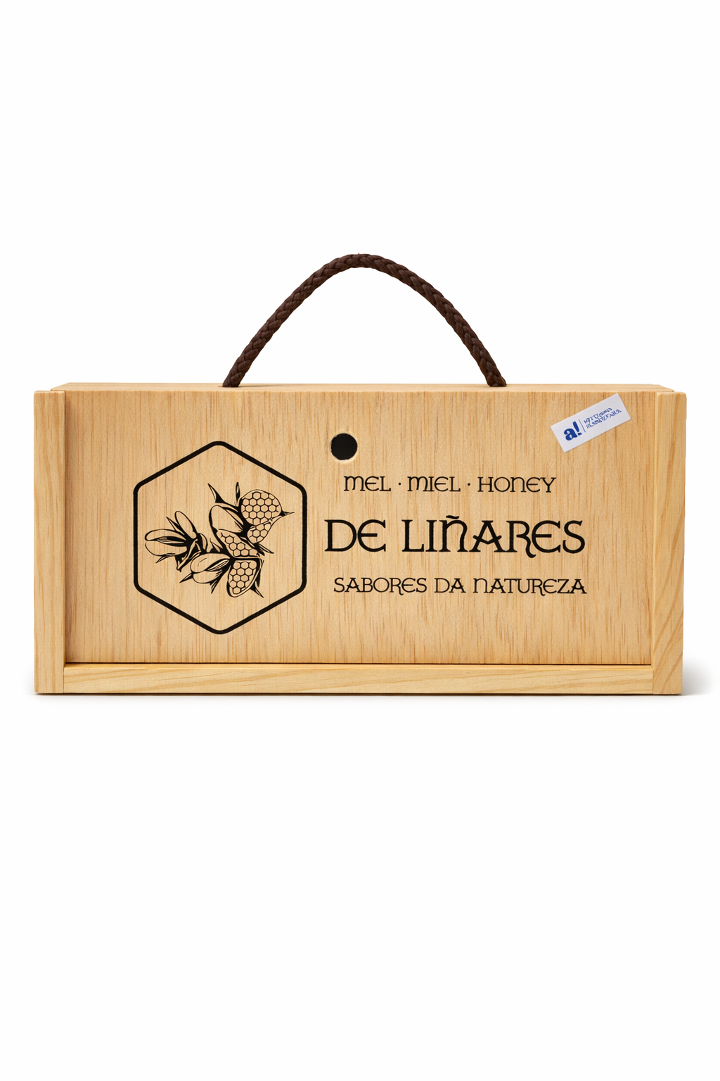Pack 4 Sabores da Natureza en Caja de Madera | Mel De Liñares