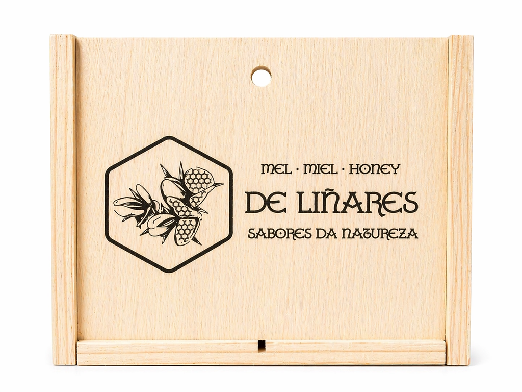 Pack 2 Sabores da Natureza en Caja de Madera | Mel De Liñares