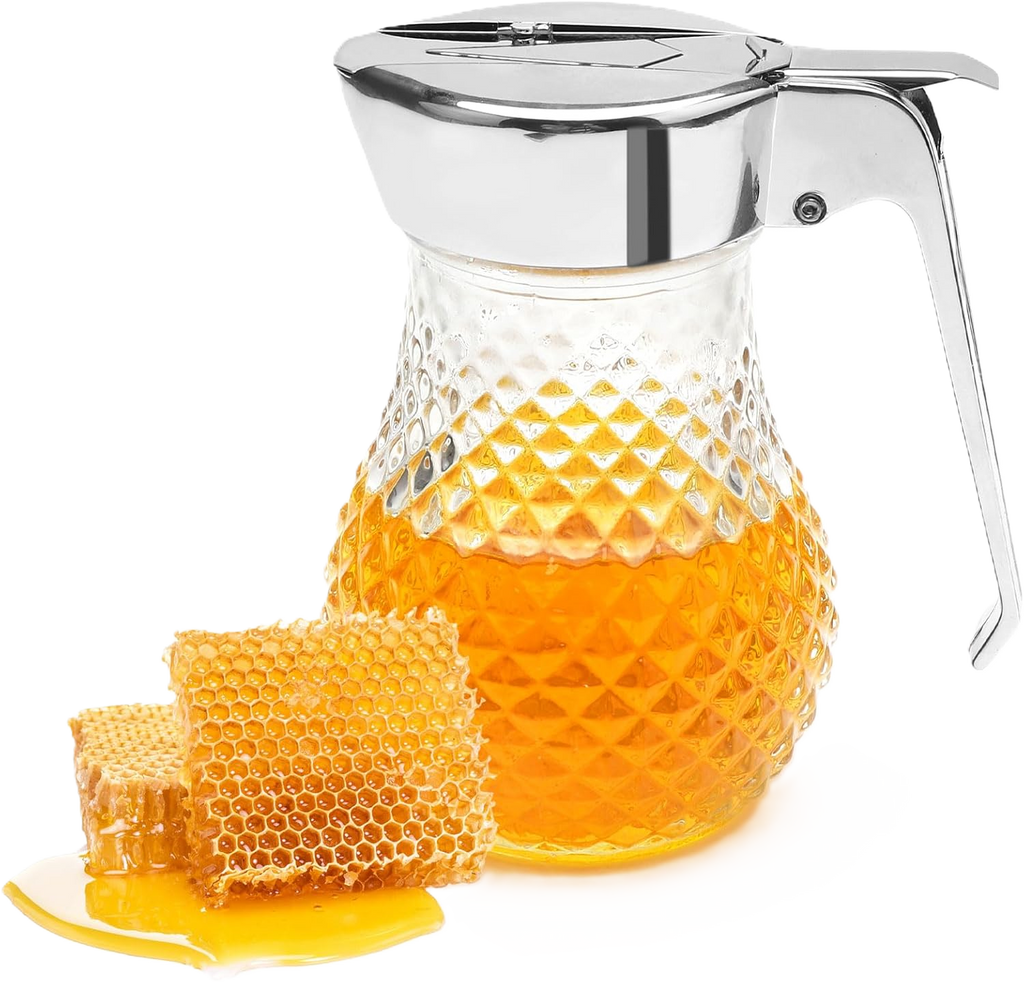 Tarro para Miel 250 ml con Asa y Dispensador | De Liñares