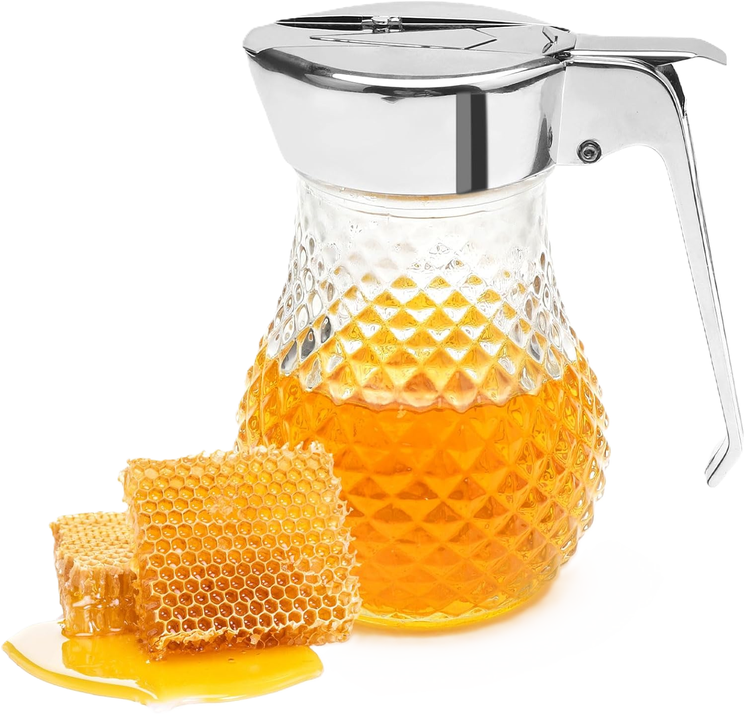 Tarro para Miel 250 ml con Asa y Dispensador | De Liñares